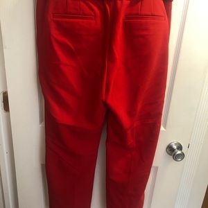 Red, Loft, dress pants